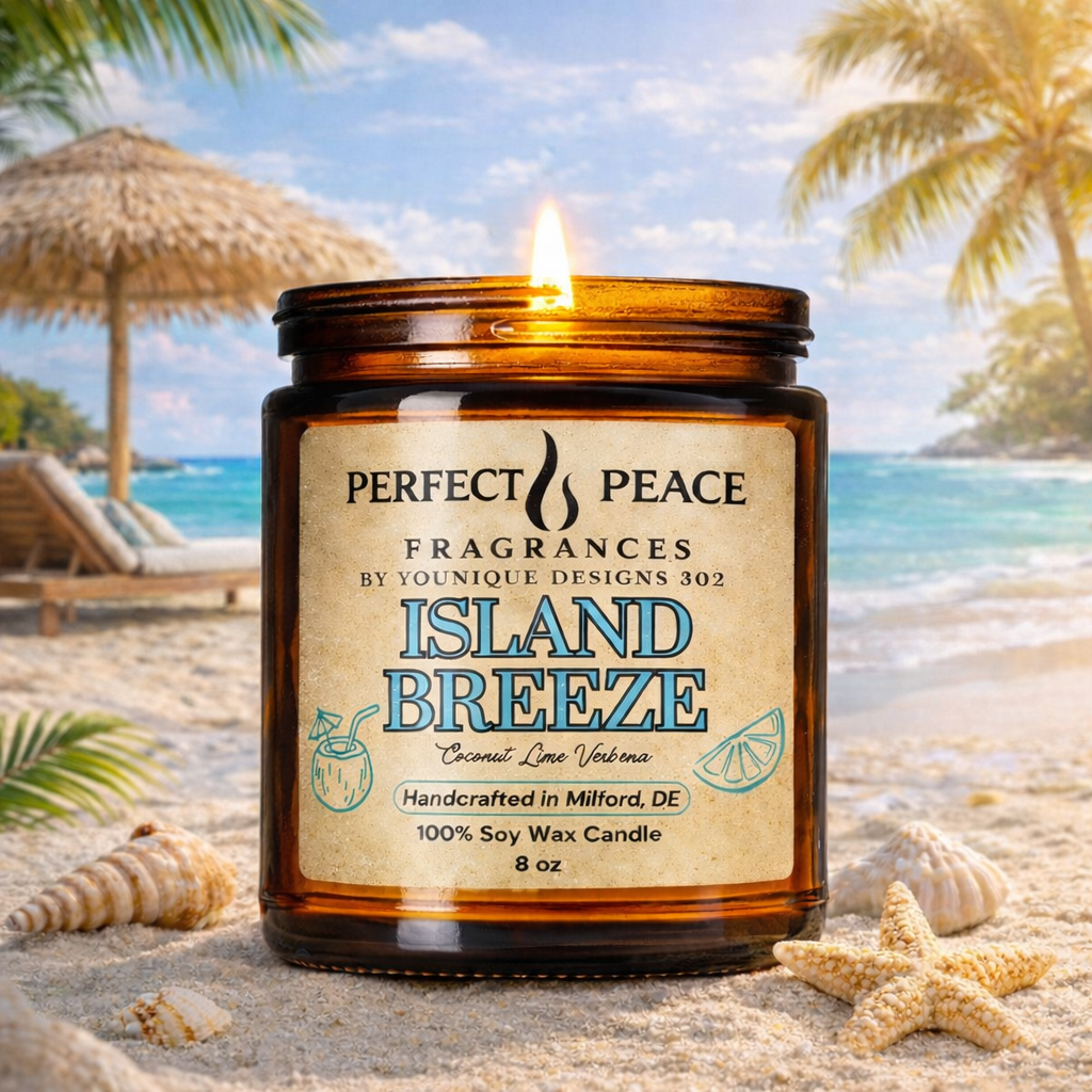 Island Breeze - 8 oz Soy Candle