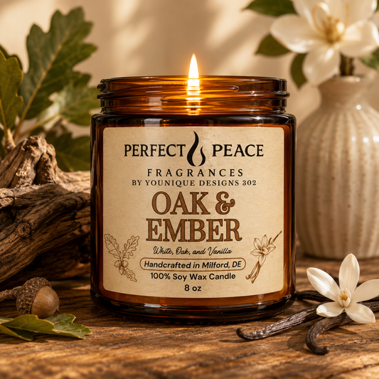 Oak & Ember - 8 oz Soy Wax Candle