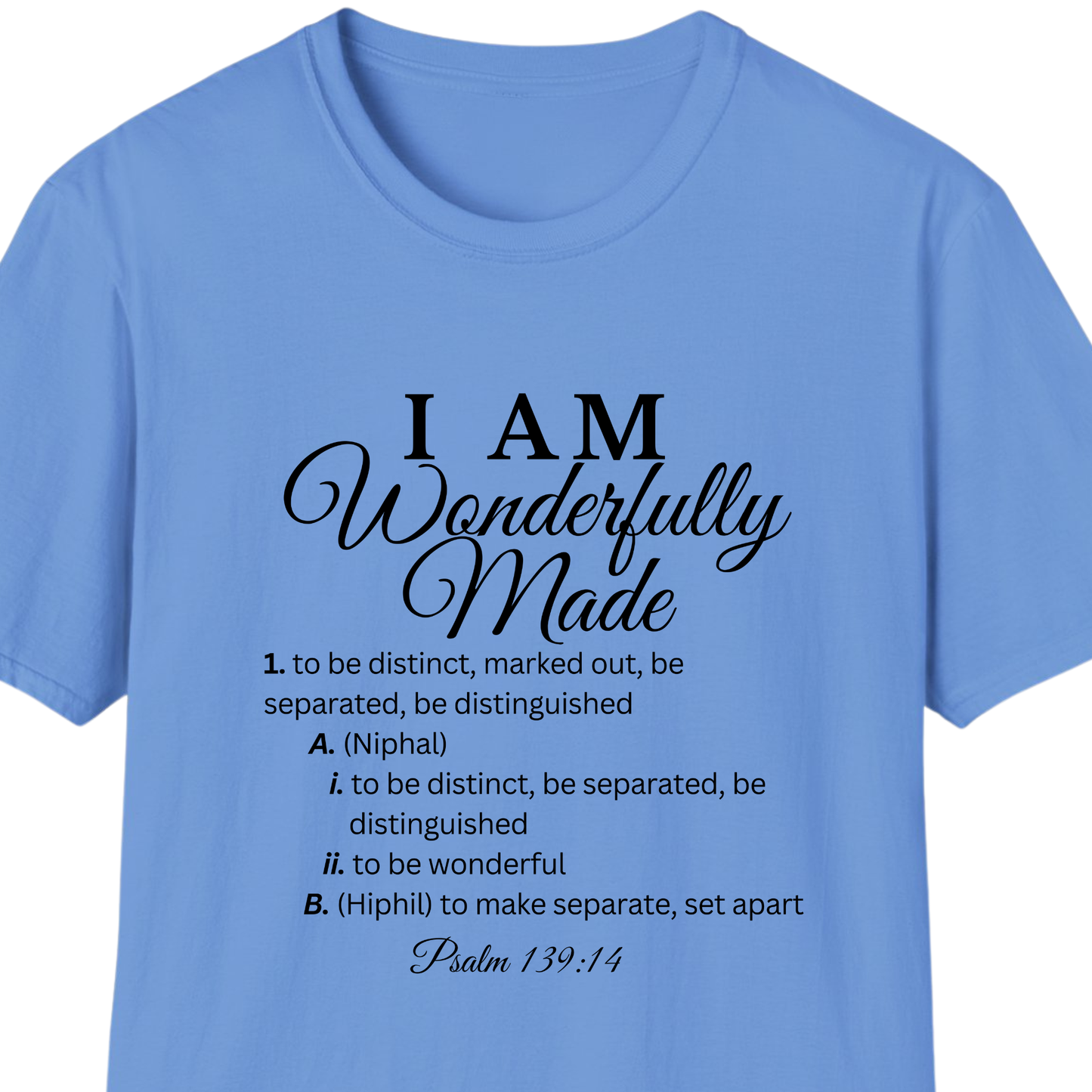 I Am Wonderfully Made